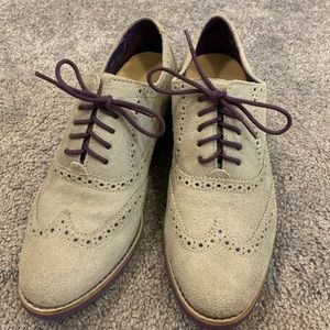 Cole haan suede oxfords